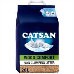 CATSAN Wood Comfort Non Clumping Cat Litter